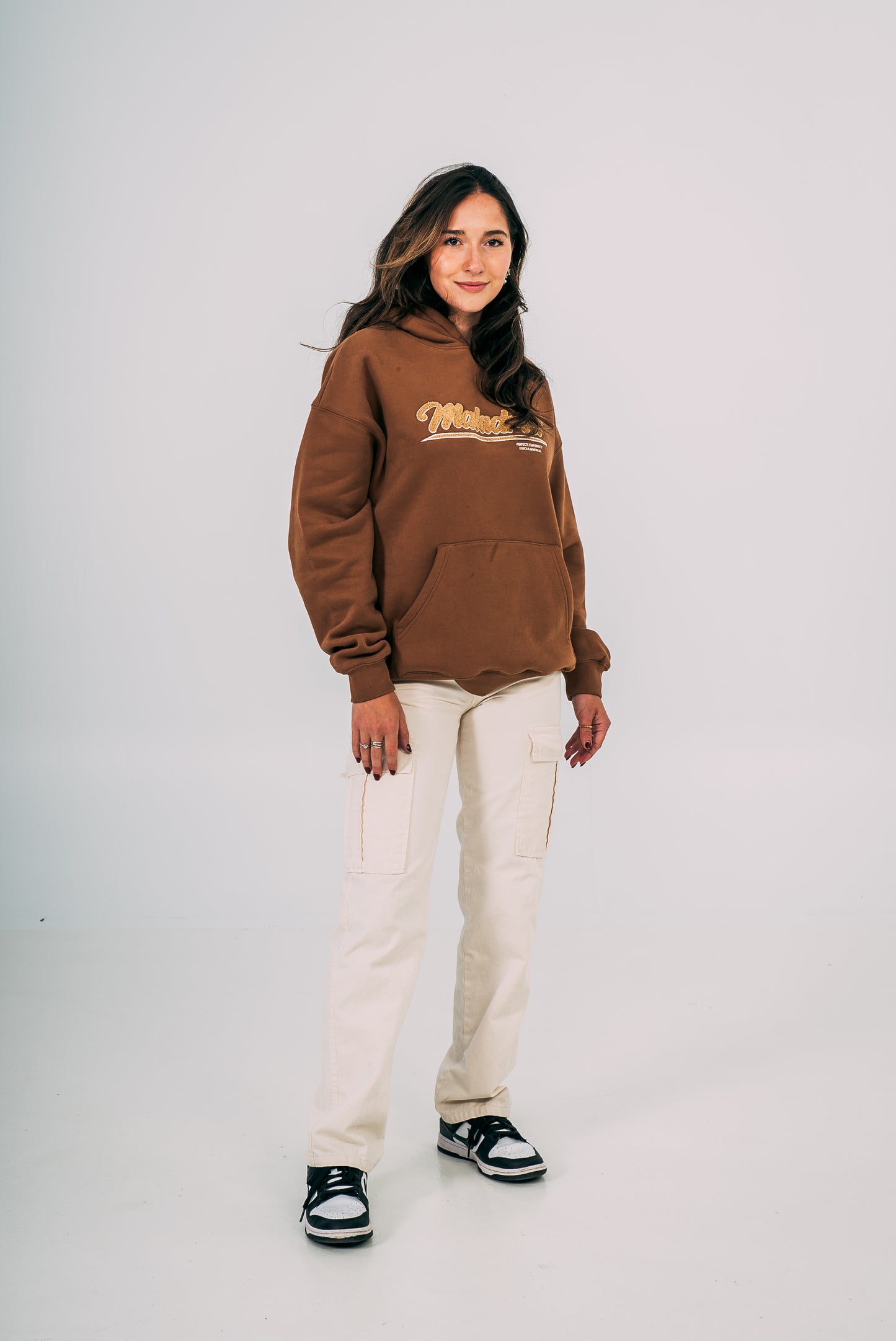 Le hoodie parfaitement imparfait - Marron