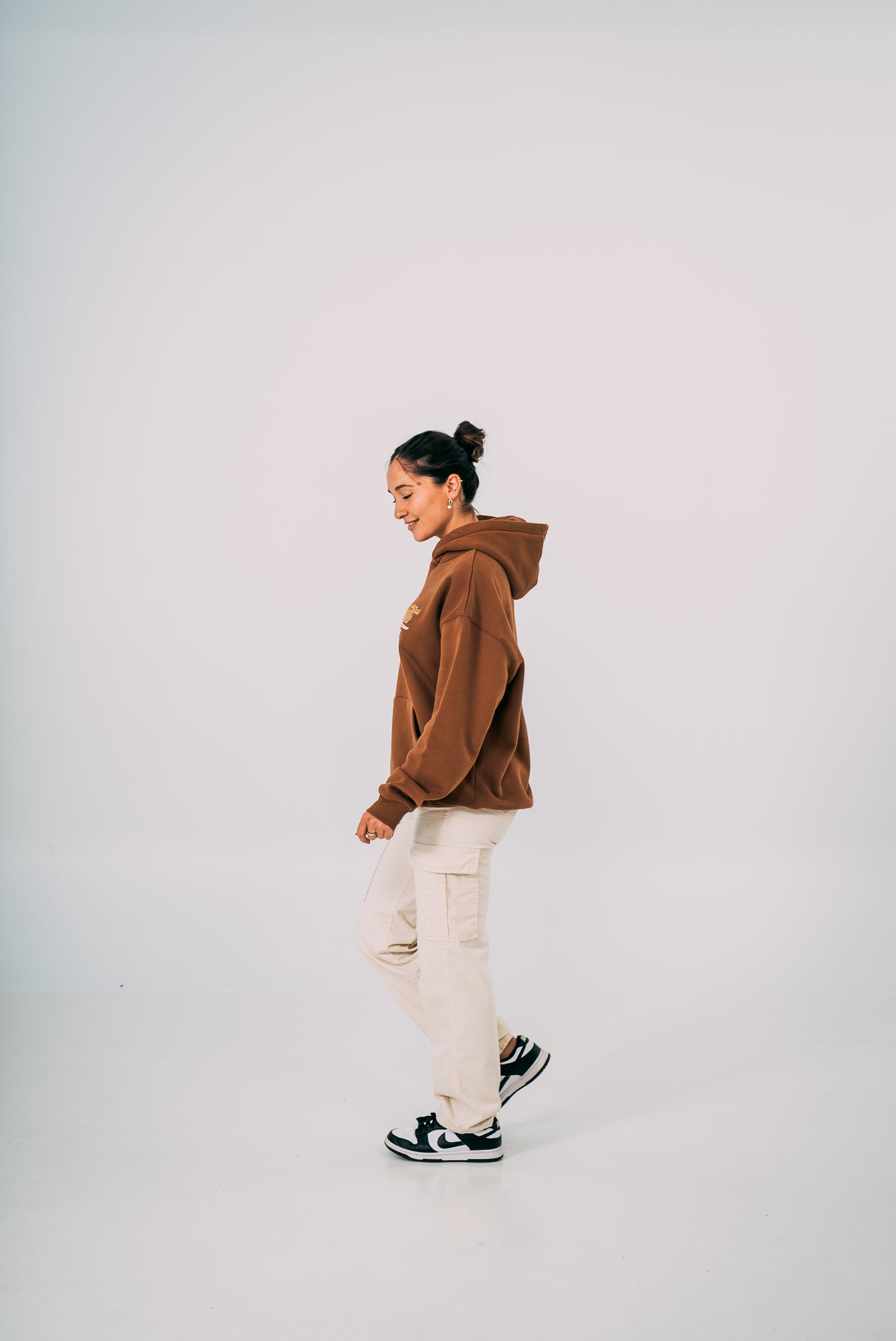 Le hoodie parfaitement imparfait - Marron