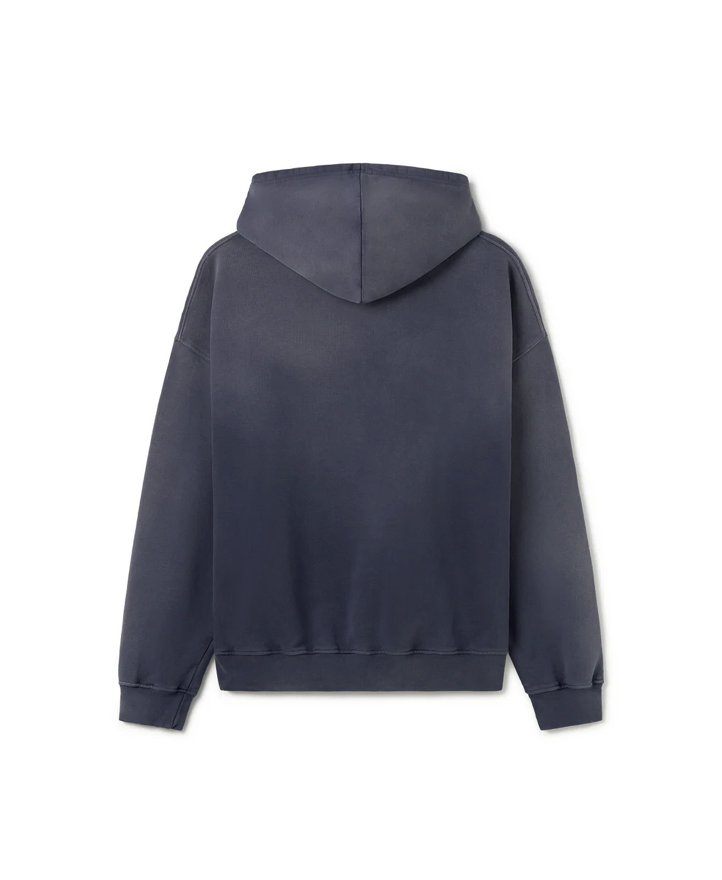 Sweat à capuche : représente la ville - Bleu délavé
