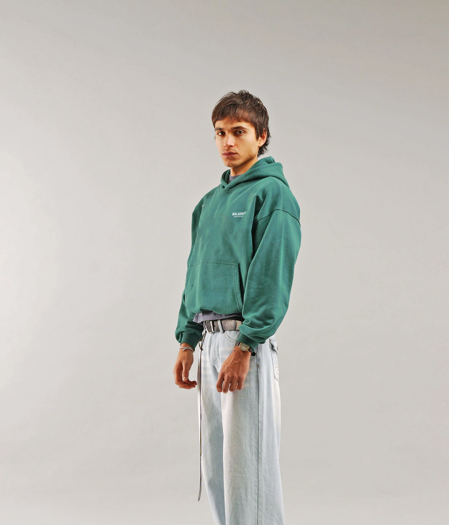 Unisex Vintage Hoodie - River teal