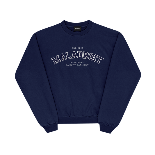 The collegial Sweater - Blue