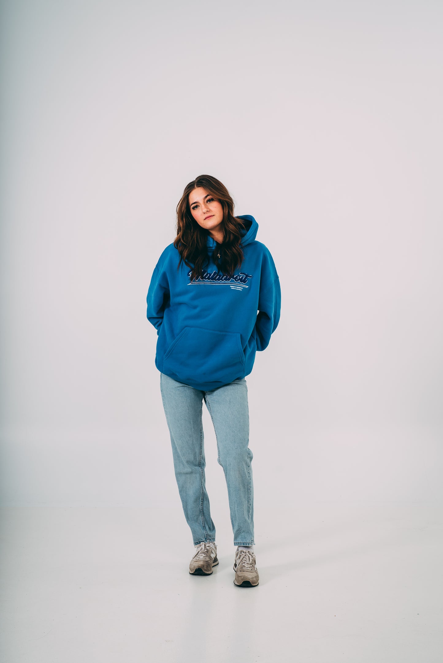 The perfectly imperfect Hoodie - Blue