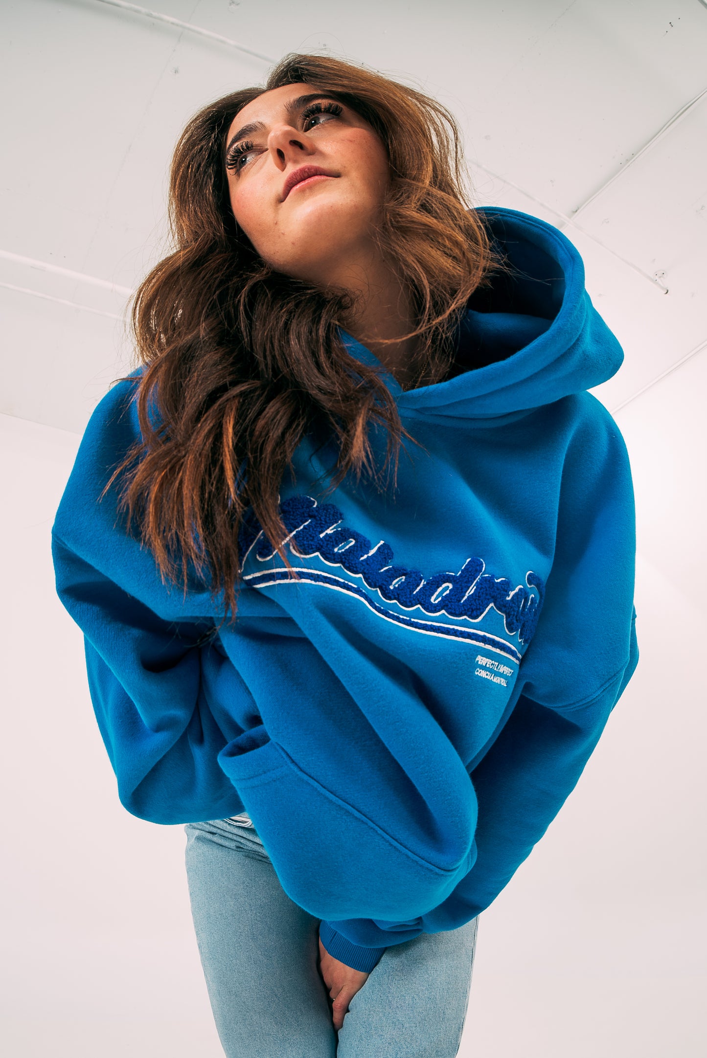 The perfectly imperfect Hoodie - Blue