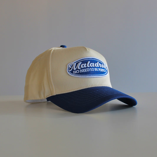 The official basketball Cap - Blue/Beige