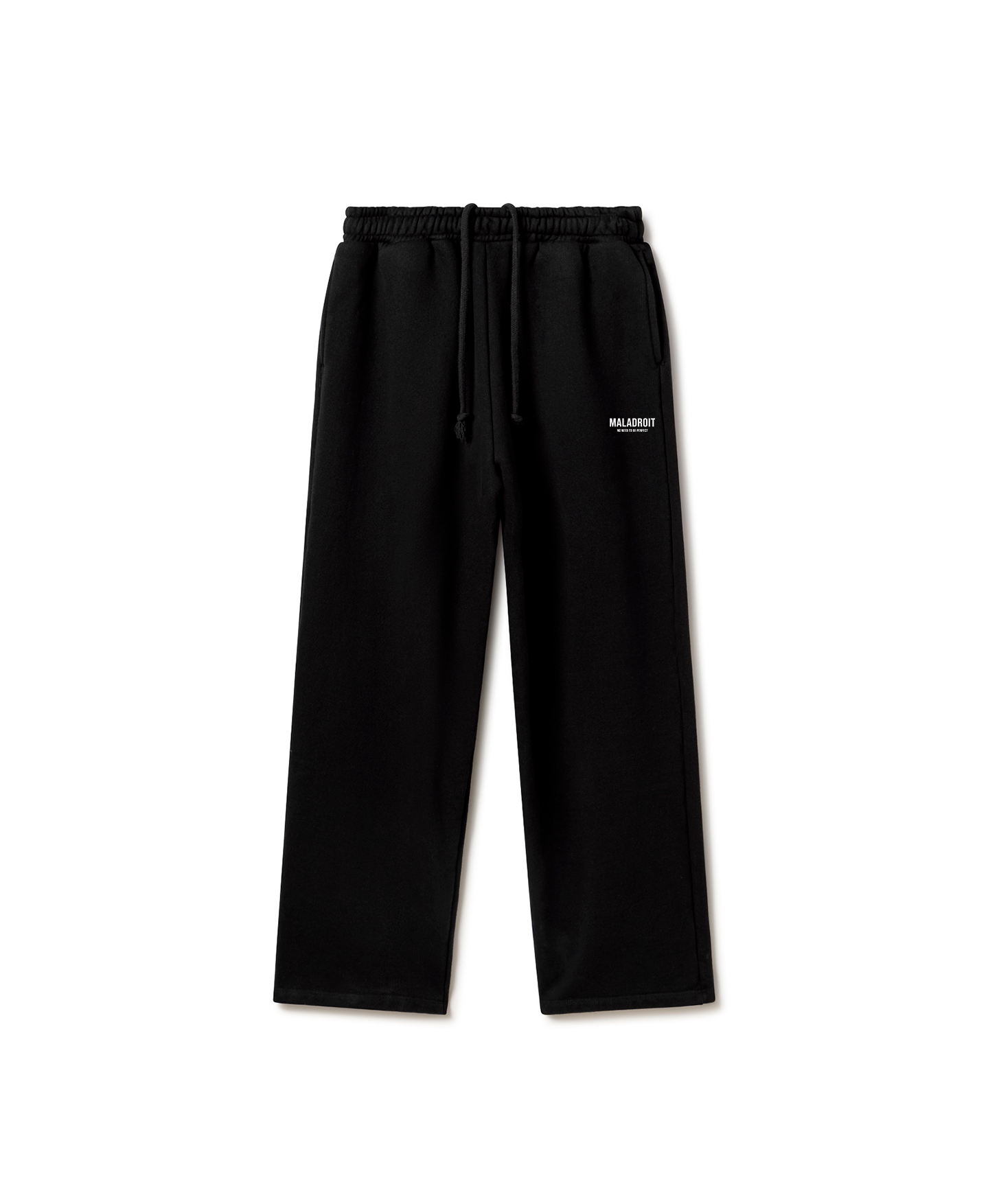 essential Jogger : straight leg - Black